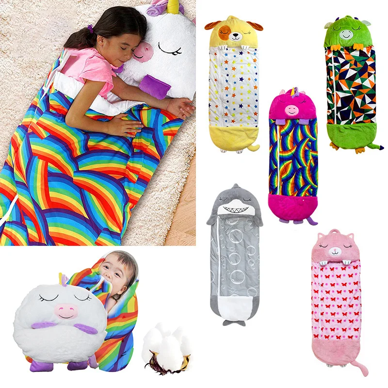 

New Sleeping Bag New Style Children Lazy Warm Baby Sleep Sack Sleeping Bag Blanket Kid's Pillow 2021 Boy Girls Gifts