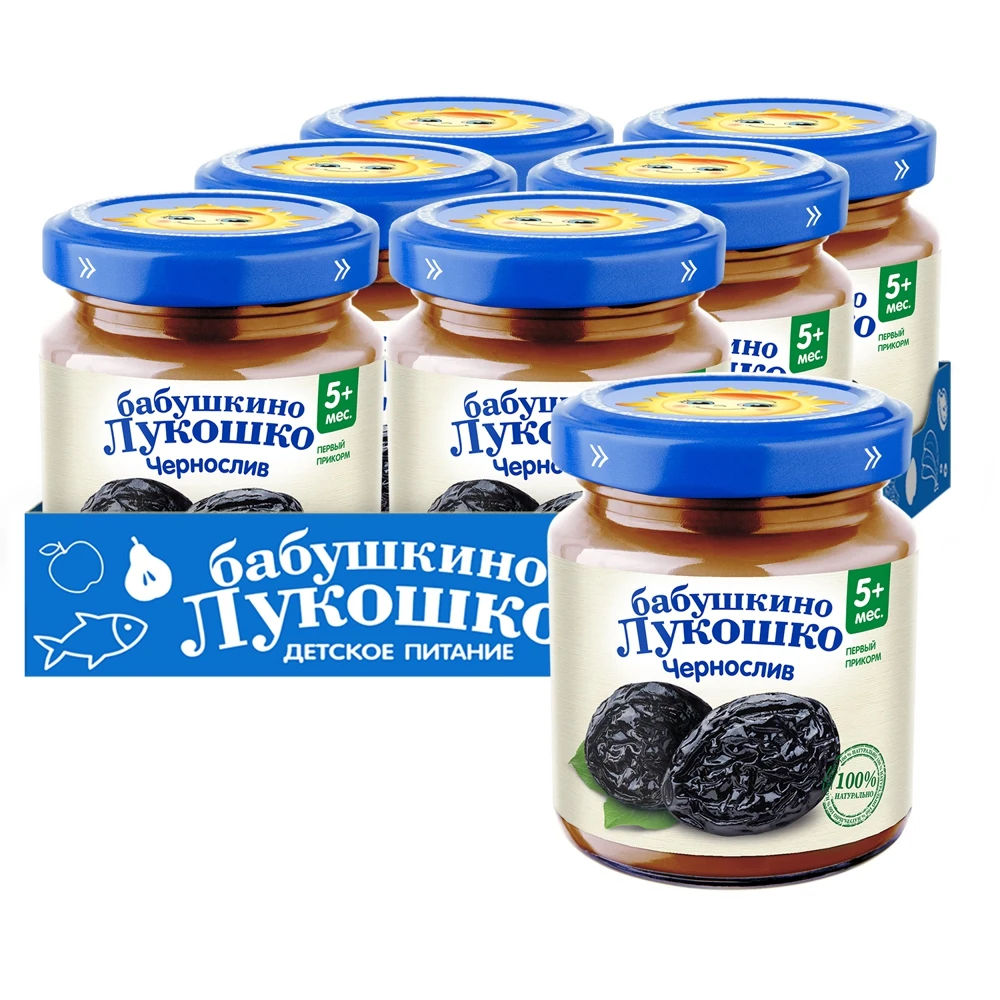 GRANNY ЛУКОШКО-ПЮРЕ ПРОНГЛИВ 5 МЕСЯЦЕВ 6 ШТ ПО 100 ГРАММ ДЛЯ КОРМЛЕНИЯ РЕБЁНКА ФРУКТОВЫЕ ДЕТСКИЕ ПИЩЕВЫЕ ПОРЦИИ МАМА ДЕТИ.