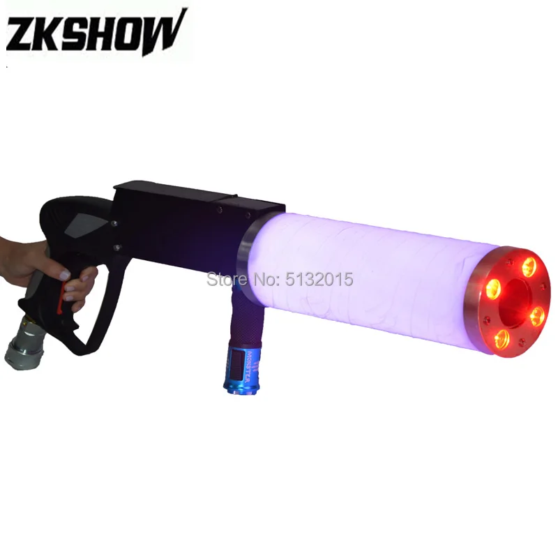 2 шт./лот ручной светодиодный СО2 пистолет шутер портативный RGB DJ диско вечерние