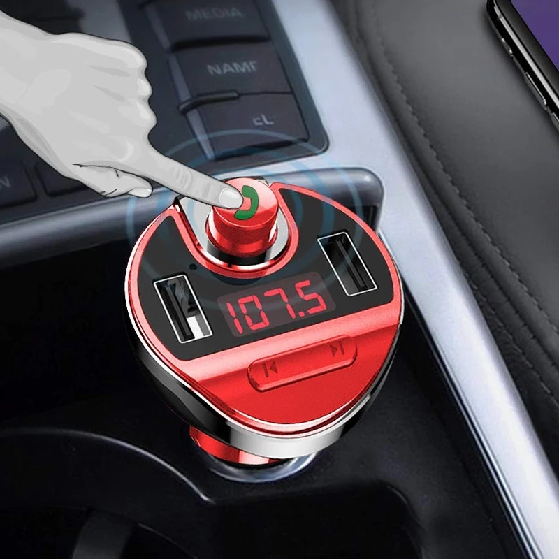 Bluetooth FM передатчик для автомобиля беспроводной fm-радио адаптер автомобильный
