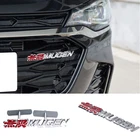 3D металлический бейдж Mugen, автомобильная передняя решетка, боковая наклейка, наклейка, эмблема, Стайлинг для Honda Mugen Power Civic Accord CRV Hrv Fit Jazz