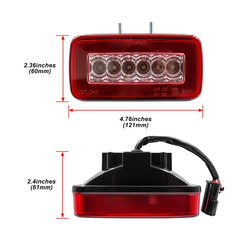 Светодиодные противотуманные фары для заднего бампера Benz 1986-2018 W463 G-Class G500 G550 G55 AMG