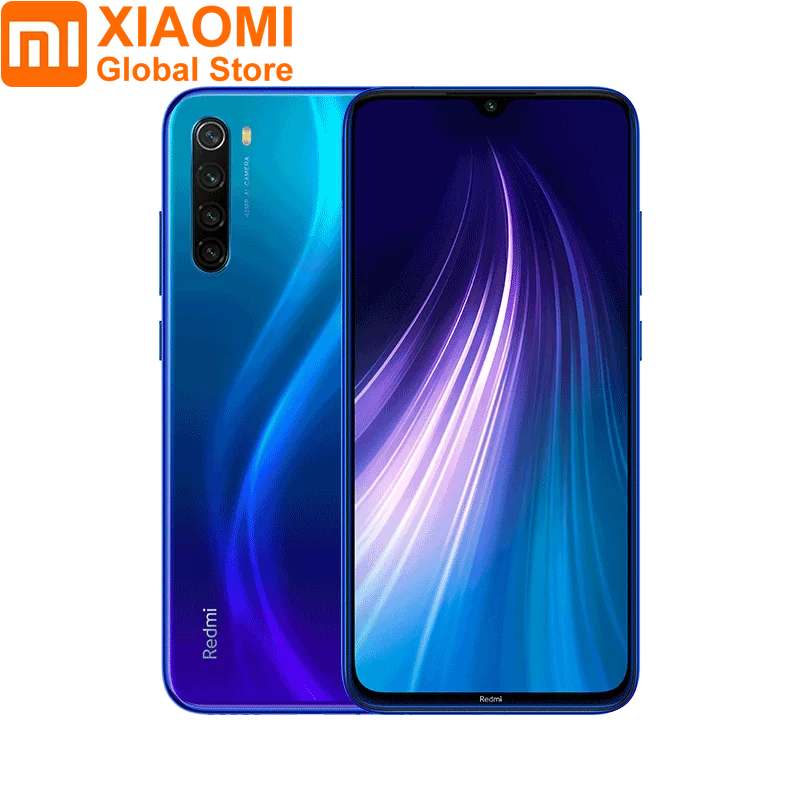 CN версия Xiaomi Note 8 6 ГБ ОЗУ 64 Гб ПЗУ мобильный телефон Snapdragon 665 быстрая зарядка