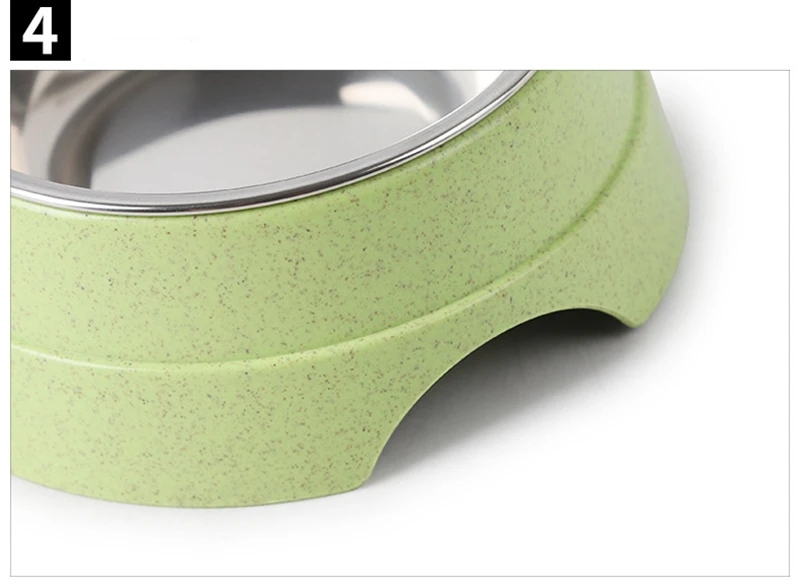 Миски для собак двойная нержавеющая сталь нескользящая Съемная питьевая вода