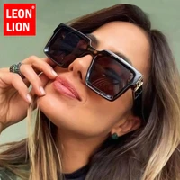 leonlion vintage sunglasses women 2021 square brand designer women eyeglasses luxury mirror retro high quality female oculos
