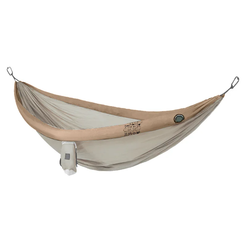 

New Upgrade TPU Inflatable Oxford Cloth Hammock Outdoor Swing Double Adult Children Anti-rollover Wild Camping Anti-mosquito Net