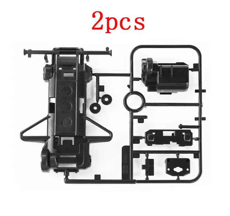 2 шт. шасси DD T1 с мини противоударной платой запасные части для модели автомобиля