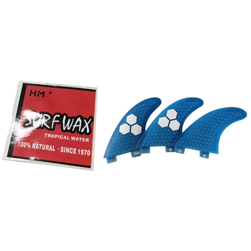 

Surfboard Fin Fiberglass Honeycomb Surfboard Fin With Anti-Slip Surf Wax Universal Surfboard Skimboard Skateboard Waxes
