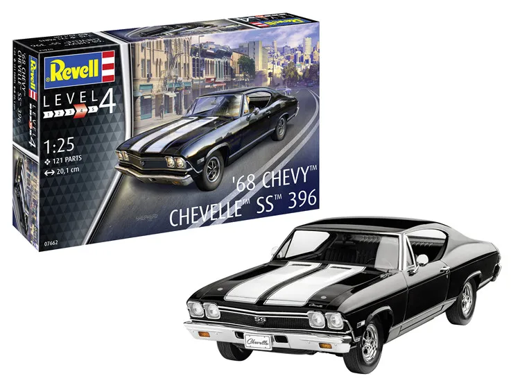 

1/25 REVELL Plastic assembly car model 1968 Chevy Chevelle SS 396 Fast & Furious Collector's Edition, out of print #07662