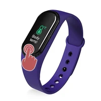 new product launch hot selling fitness tracker body temperature m4pro body temperature heart rate monitoring smart bracelet