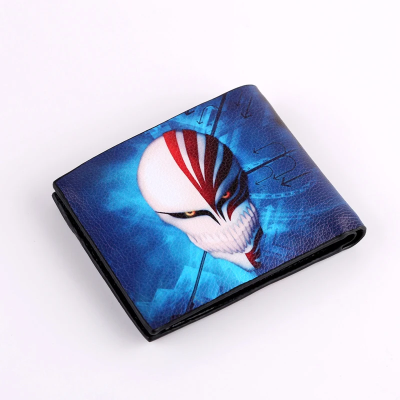 Новый хит продаж Bleach Kurosaki Ichigo кошелек Складной Стиль цветной короткий меч арт