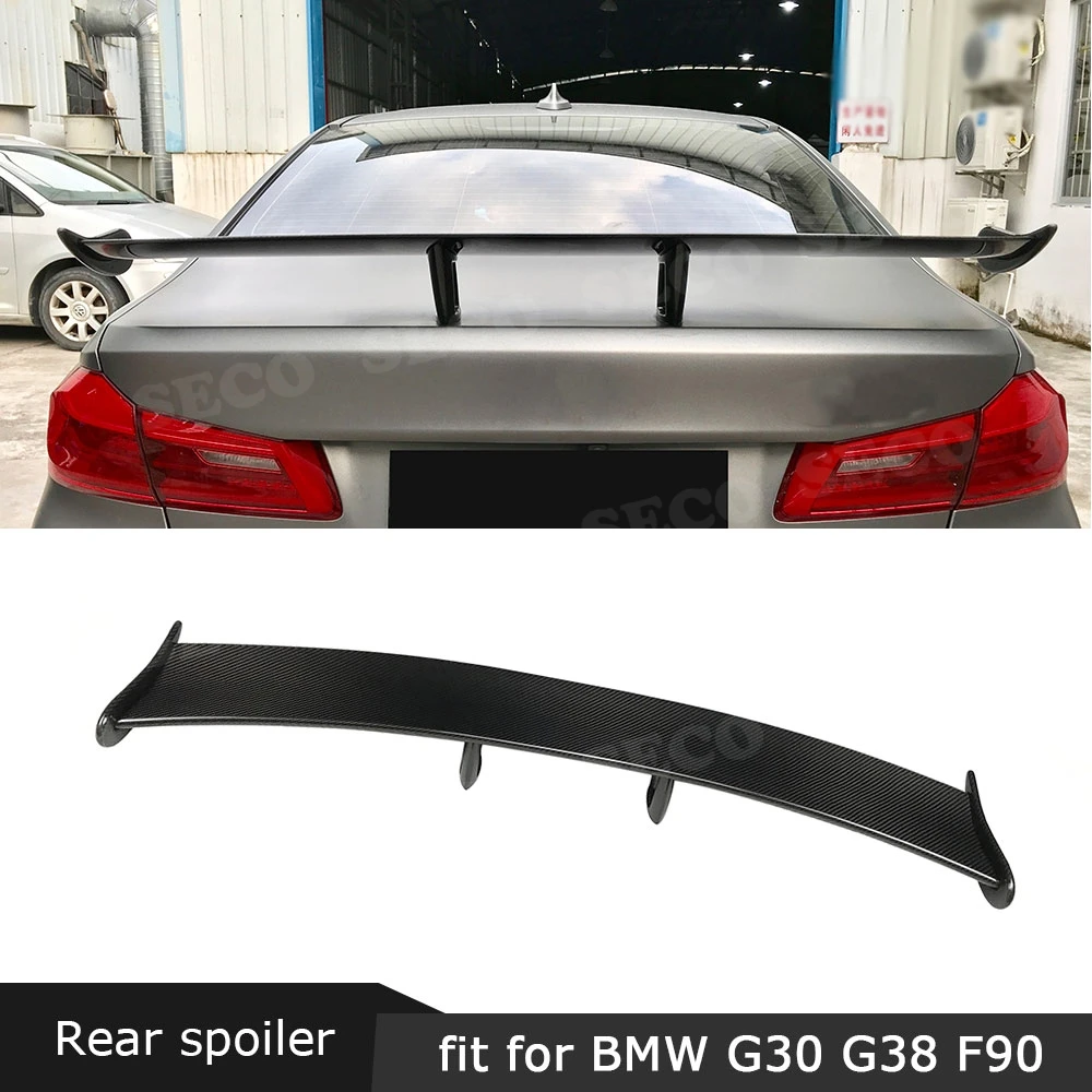Спойлер для BMW 5 Series G30 F90 M5 2017 2020 задний спойлер из углеродного волокна AC Стиль Boot