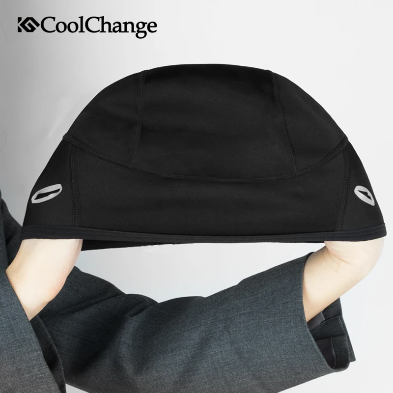 Зимняя велосипедная шапка CoolChange ветрозащитные Зимние флисовые велосипедные