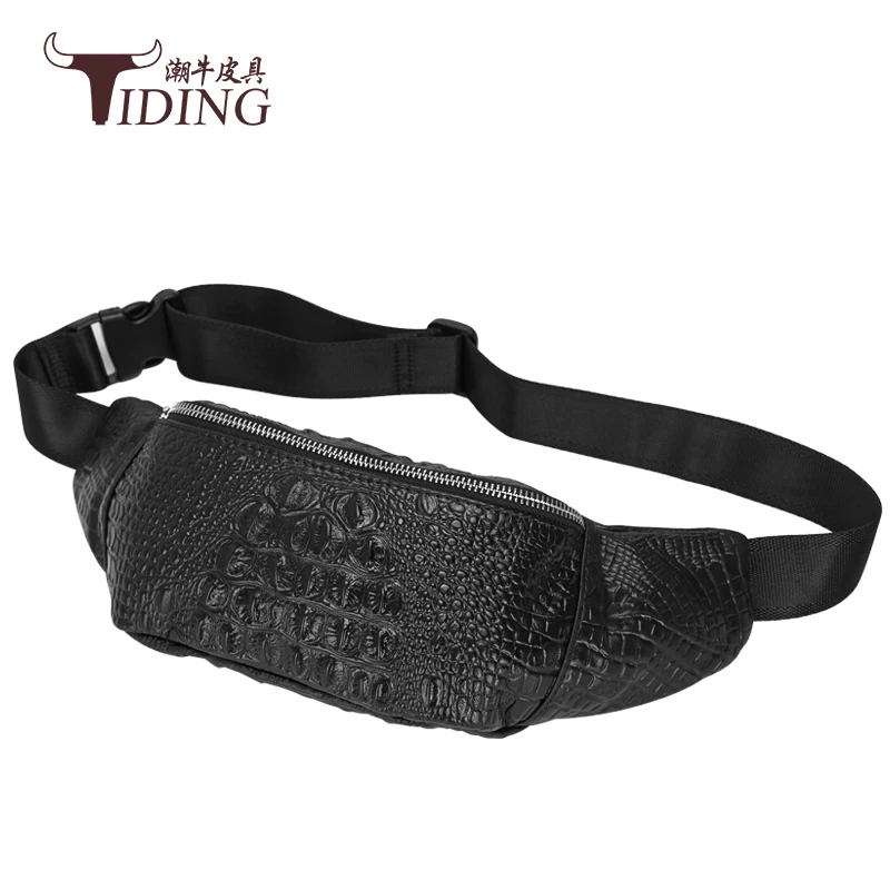 

Waist Pack bags For Man Genuine Leather Men Travel Vintage Casual Chest Pack Bags Male Crossbody Bags Real Leather