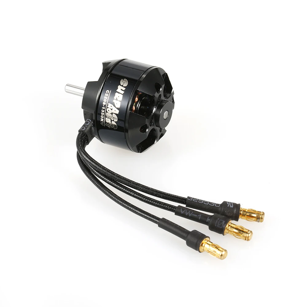 2208 1350KV 14 полюсов RC бесщеточный двигатель и 20A ESC 2-4S для самолета с фиксированным