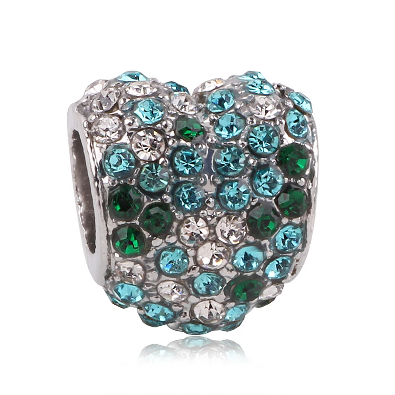 Мама сестра дочь друг семья талисманы сердце бусины подходят Пандора Шарм браслет DIY для женщин ювелирных изделий - Цвет: P511