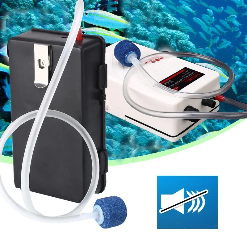 Промывочный воздушный насос DC800 тихий аквариумный аккумулятор аэратор