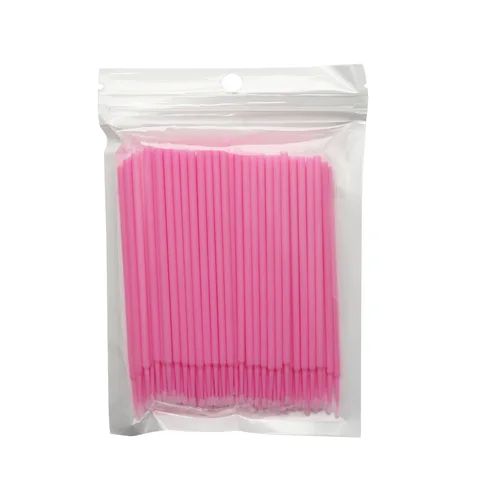 100 PCs Disponível Micro Brush Regar Wands Aplicador Lash Remoção