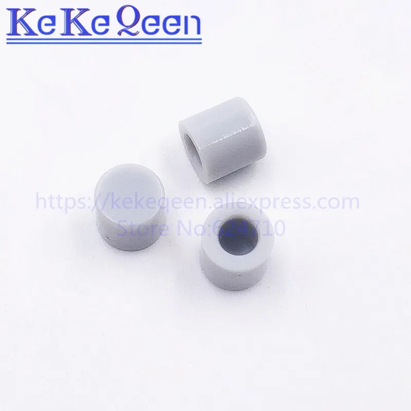 100pcs 7Colors Plastic Cap hat for 6*6mm Tactile Push Button Switch Lid Cover A56 6x6mm Green Yellow Red Black White Blue Grey |
