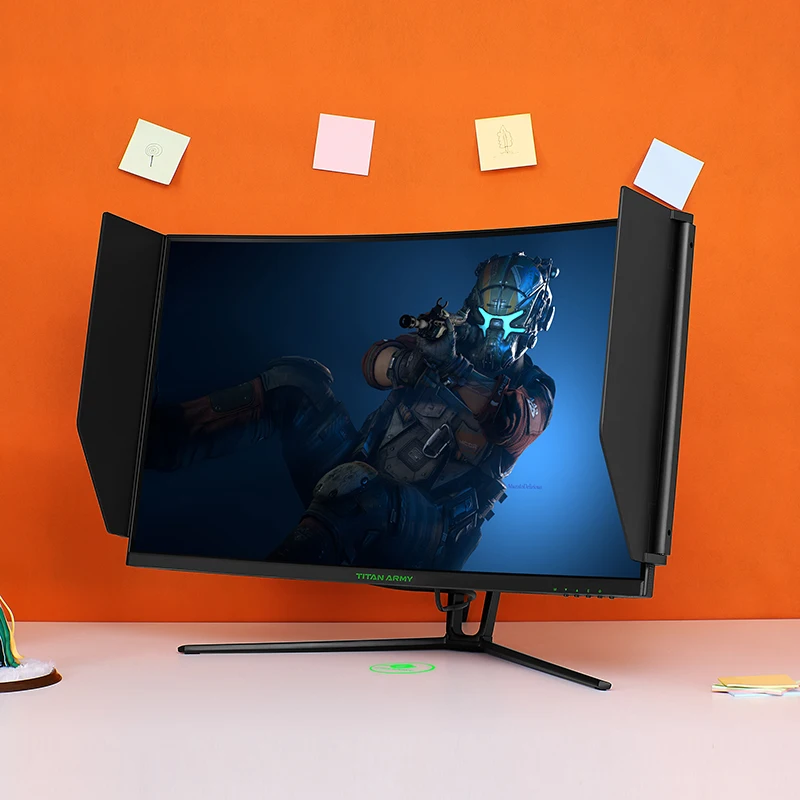 TITAN армии 32 дюймов 2k144hz QHD 1440P 2560x1440 СВЕТОДИОДНЫЙ дисплей монитора 1500r кривизны