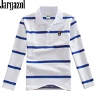 Jargazol рубашка для мальчиков с длинными рукавами для детей, спортивные футболки-поло для маленьких мальчиков осенние Топы От 3 до 15 лет на осень для подростков, костюм детский спортивный поло наряд