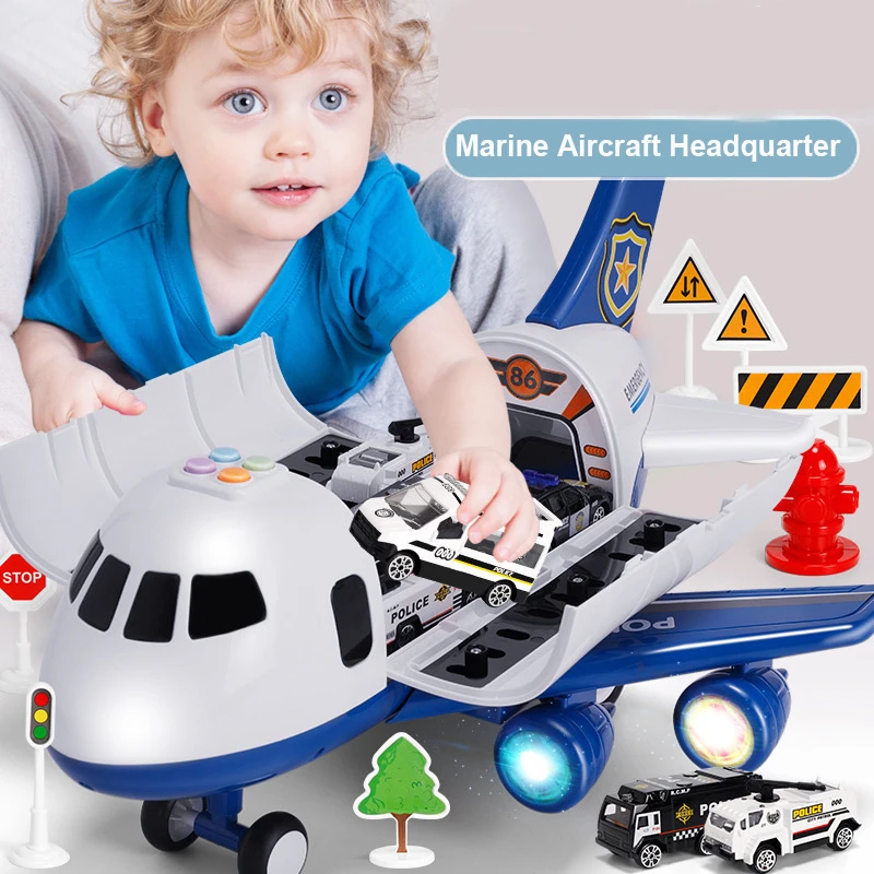 Большой инерционный пассажирский вертолет модель самолета из сплава светильник