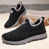 2020 new men boots winter with velvet warm snow boots men shoes footwear fashion male rubber winter ankle boots work shoes