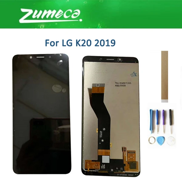 Оригинальный ЖК дисплей для LG K20 2019 + фотографический черный цвет с