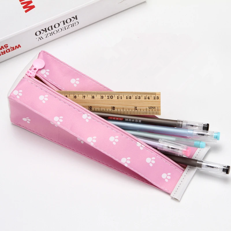 Чехол для карандашей с изображением розовой Пантеры и бутылки молоком милый