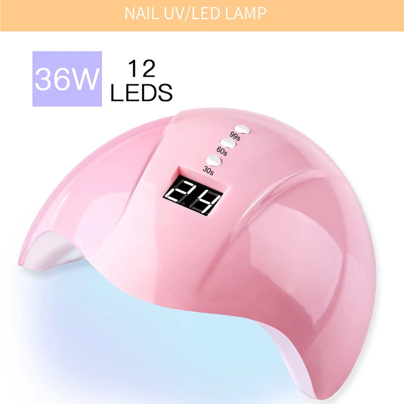 

Portable UV Lamp LED Dry Nail Kit Nail Art Manicure Set Acrylic Nail Tools SK88