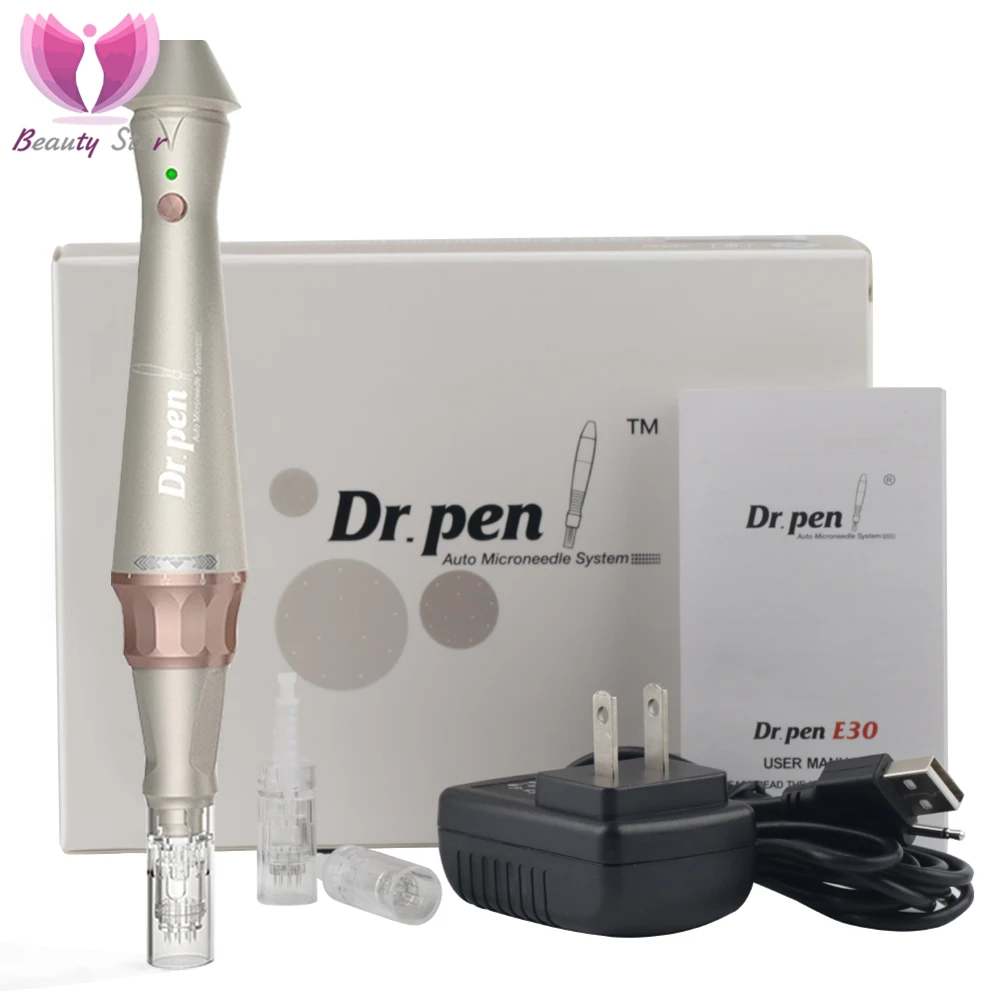 

Dr.pen E30 Wired and Wireless Golden Microneedling Electric Ultima Dr. Pen Derma Pen Dermapen Rolling Skincare Treatment