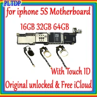 for iphone 5s motherboard unlocked mainboard with touch idno touch id100 original for iphone 5s logic board good tested
