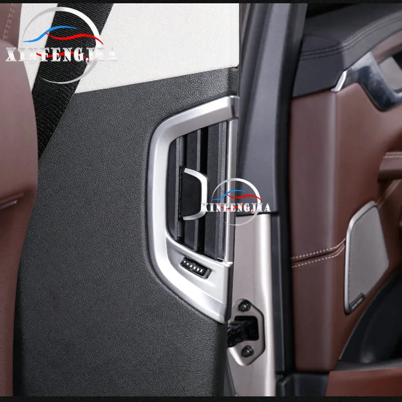 Для BMW 5 серии G30 G31 17-18 2 шт. хромированный АБС задняя крышка для выпуска воздуха |