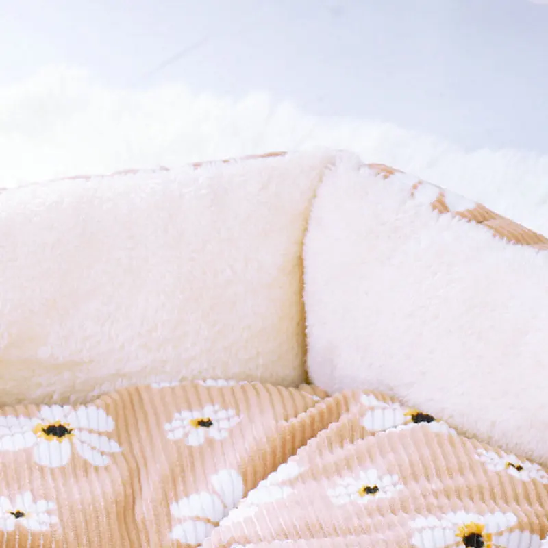 Лежанка для домашних животных домик собаки кошки зимний теплый шестиугольный