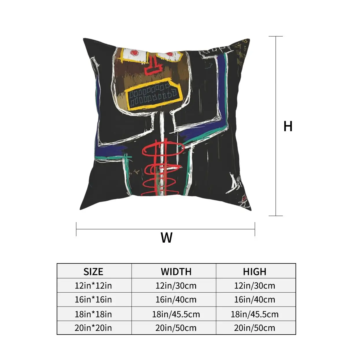 Несправедливостью абстракция Баския мультипликационным мотивом домашний декор