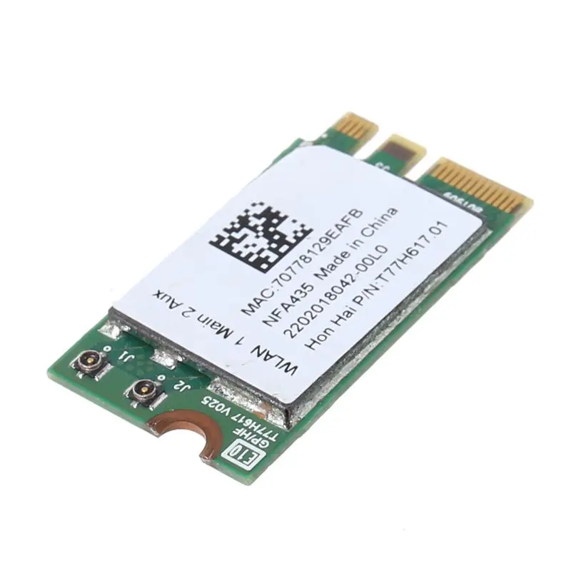 Беспроводной адаптер для QCA9377 QCNFA435 802.11AC 2 4G/5G NGFF Wi Fi WLAN карта Bluetooth 4 1 ПК|Сетевые