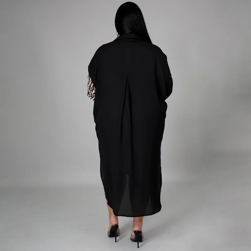 Женское платье рубашка в африканском стиле с асимметричным подолом|Африканская