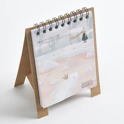 7 Год Kawaii мультфильм Животные Настольный календарь DIY крафт-бумага мини-календарь планировщик расписаний,08-,12 - Цвет: 7
