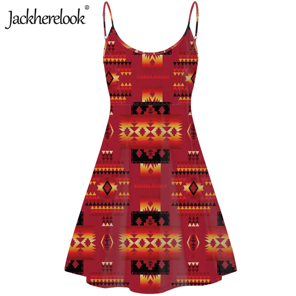 

Винтажное женское вечернее платье Jackherelook, традиционное Африканское этническое платье на тонких бретелях без рукавов, в стиле Харадзюку