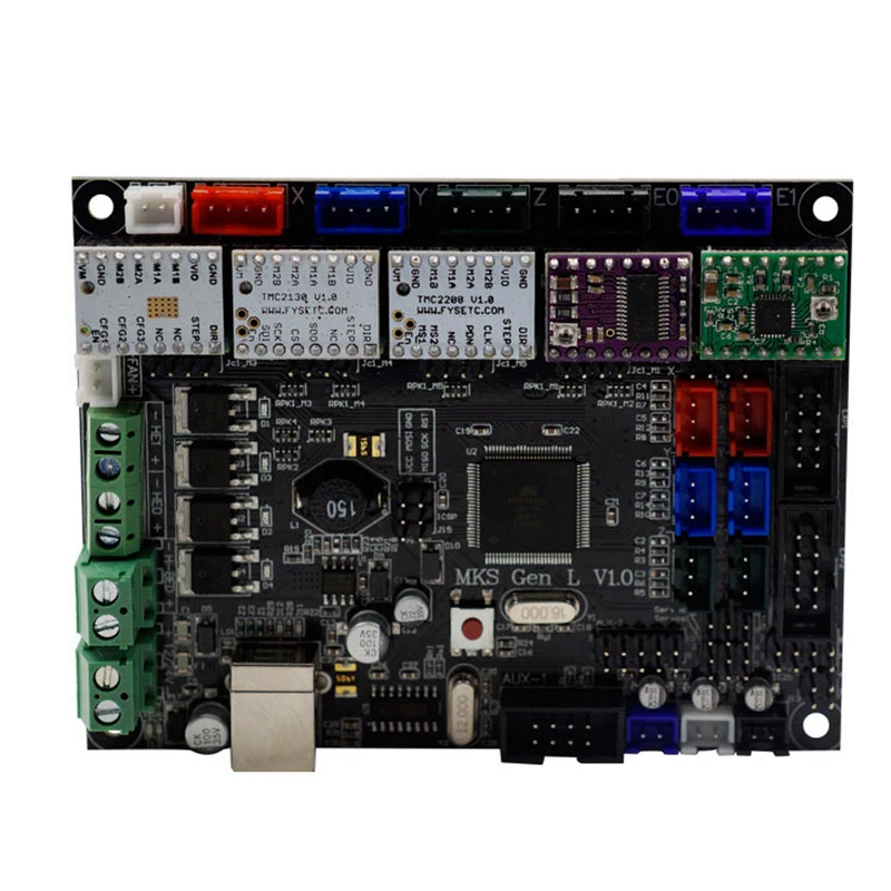 makerbase 3D Printer Accessories MKS GEN L V1.0 Motherboard + Smart 3.5 Inch WIFI Press Color Display Kit | Компьютеры и офис