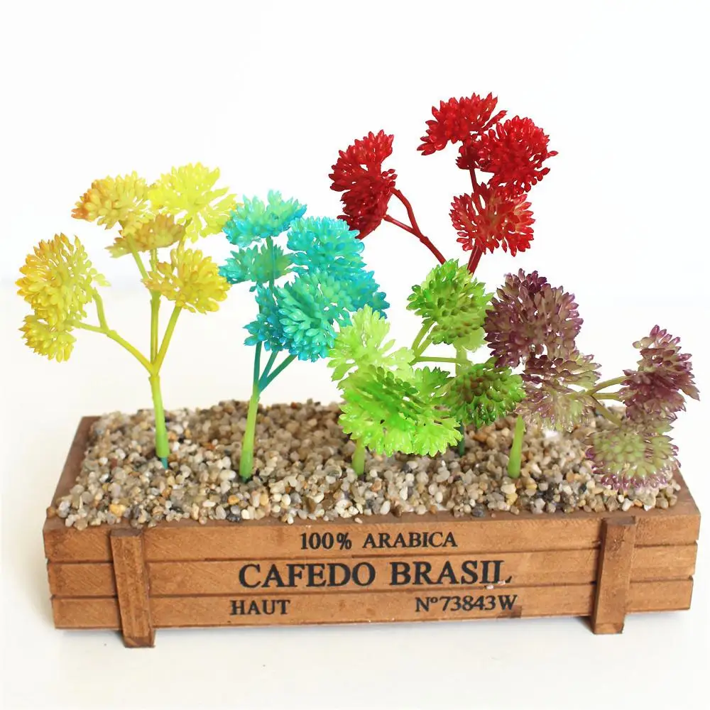 13 см синий фиолетовый красный желтый зеленый трава искусственные