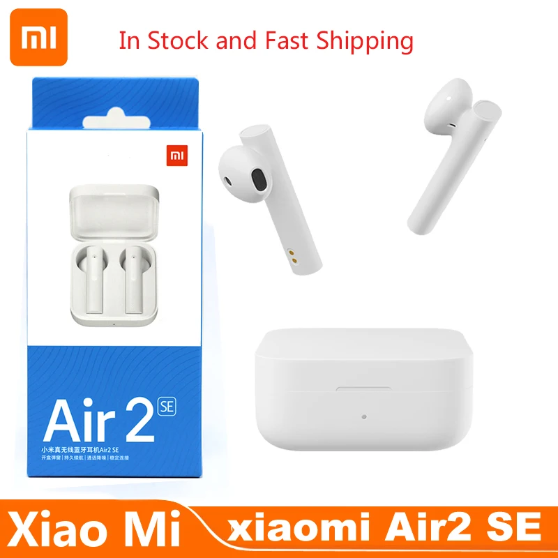 Новый xiao Mi Air 2 SE наушники вкладыши TWS с Спортивные беспроводные Bluetooth бас AirDots pro 20