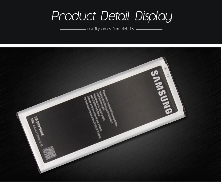 Samsung телефон Батарея EB-BN910BBE 3220 ма-ч для samsung Galaxy Note 4 N910 N910F N910A N910V N910P N910T N910H батареи