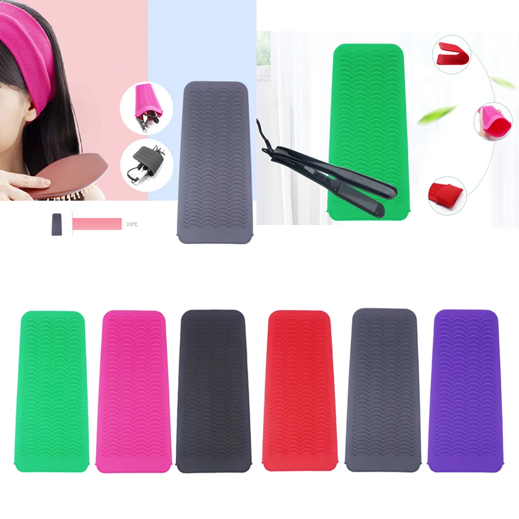 

Антистатический коврик для выпрямления волос, складной чехол для путешествий и хранения