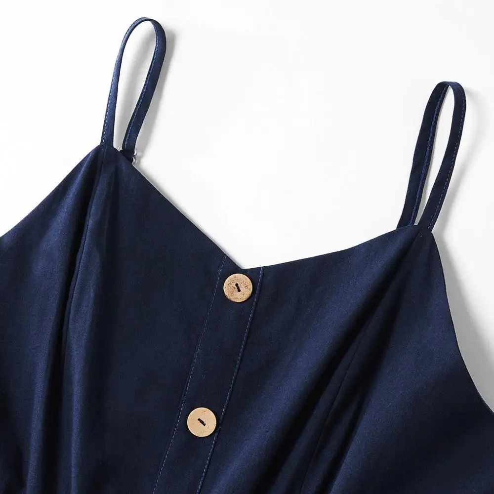 Милая Одинаковая одежда для всей семьи платье на подтяжках мамы и дочки