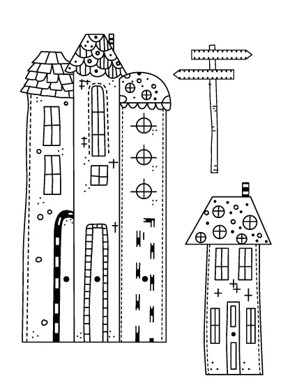 Дом прозрачные штампы для DIY Скрапбукинг/изготовление карт/Дети Рождество
