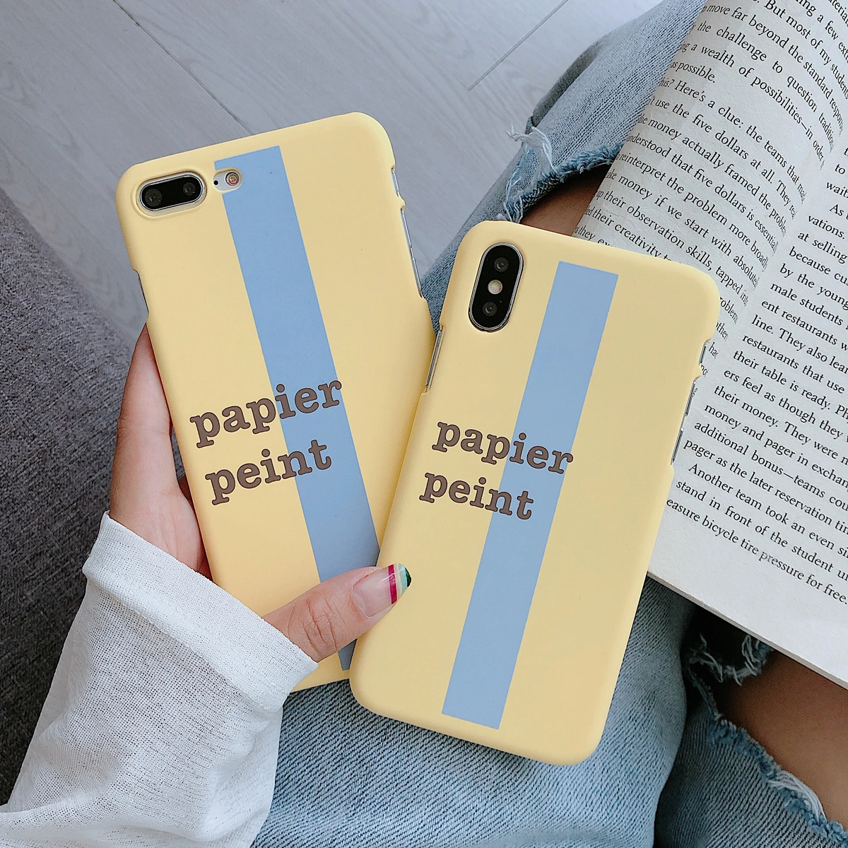 Новые милые слова сообщение Papier чехол для iPhone 6 6S 7 8 Plus X XR XS максимальный Ip 6plus 7plus