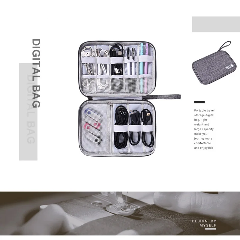 

Best Price Protective Portable EVA Carrying Storage Case for Digital Accessories USB Cables Dustproof Tooling Bag