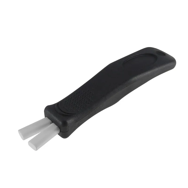 

Ice Skate Sharpener Whetstone Hand Held Sharpening System Hockey Skating Sharpen Blade Edges Ceramic Rod new