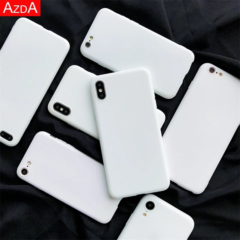 Белый матовый чехол из ТПУ для Huawei P20 P30 Mate 10 20 P40 Lite E Pro Nova 3i 5t Y7A Y7P Y6 Y7 Y9 P Smart Z 2019 2021